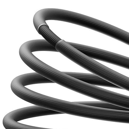 Кабель Type-C - USB для зарядки 1 м 100W 6A Baseus CoolPlay CAKW000601 (быстрая зарядка) черный