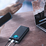 Внешний аккумулятор Baseus Amblight 30000мАч (4хUSB, Type-C, ток 3А, быстрая зарядка PD, QC 3.0, 33Вт) черный