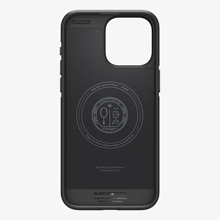 Чехол для iPhone 15 Pro гелевый Spigen Core Armor MagFit матовый черный