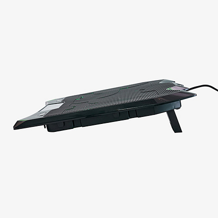 Подставка для ноутбука до 17,3 дюйма охлаждающая с подсветкой Miru CP2001 Enigma черная