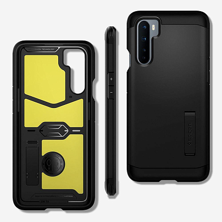 Чехол для OnePlus Nord гибридный для экстремальной защиты Spigen SGP Tough Armor черный