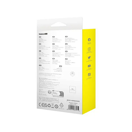 Кабель USB - Lightning для зарядки iPhone 2 м 2.4А плетеный Baseus Unbreakable серый с белым