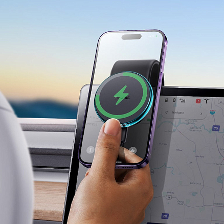Держатель для смартфона Baseus C02 Pro Series Magnetic Wireless Charging Car Mount C40156000111-00