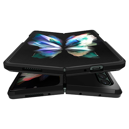 Чехол для Samsung Galaxy Z Fold 3 гибридный для экстремальной защиты Spigen Tough Armor черный
