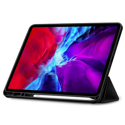 Чехол для iPad Pro 12.9 2018, 2020 книжка Spigen Urban Fit черный