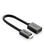 Кабель MiniHDMI - HDMI (папа - мама) длина 22 см версия 2.0 Ugreen 20137 черный