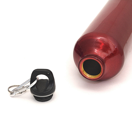 Бутылка для воды спортивная алюминиевая Sport Pot 750 мл красная