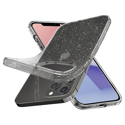 Чехол для iPhone 12 Pro Max гелевый с блестками Spigen SGP Liquid Crystal Glitter прозрачный