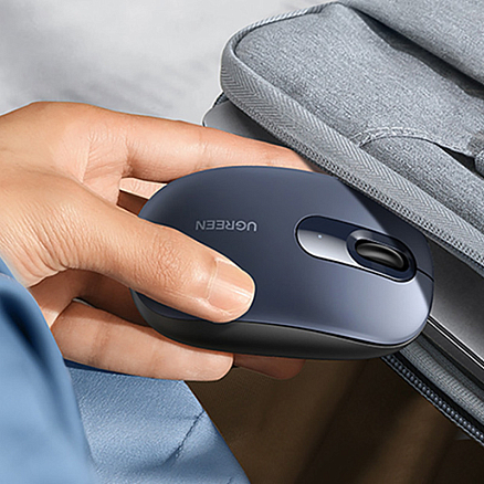 Мышь беспроводная оптическая Ugreen MU105 4 кнопки 2400 dpi синяя