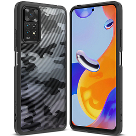 Чехол для Xiaomi Redmi Note 11 Pro, 11 Pro 5G гибридный Ringke Fusion камуфляжный матовый