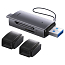 Картридер USB, Type-C - SD, microSD Baseus Lite серый