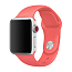 Ремешок-браслет для Apple Watch 42 и 44 мм силиконовый Nova Sport розовый
