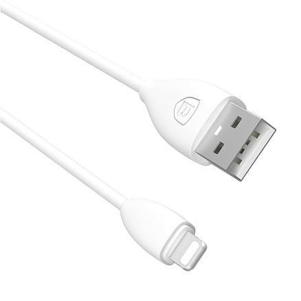 Кабель USB - Lightning для зарядки iPhone 1,2 м 2А Baseus Small Pretty белый