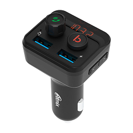 FM модулятор (трансмиттер) автомобильный с громкой связью и USB для зарядки Ritmix FMT-B100