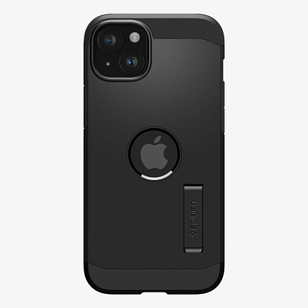 Чехол для iPhone 15 гибридный для экстремальной защиты Spigen Tough Armor MagFit черный