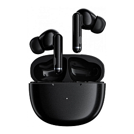 Наушники TWS беспроводные QCY HT03 ANC вакуумные с микрофоном и активным шумоподавлением черные