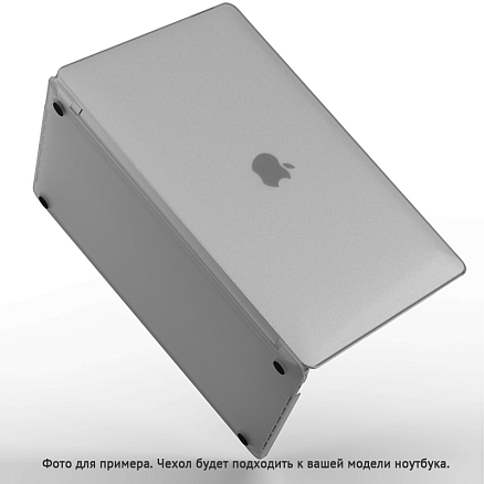 Чехол для Apple MacBook Pro 13 Touch Bar A1706, A1989, A2159, A2251, A2289, A2338, Pro 13 A1708 ультратонкий WiWU iShield Hard матовый черный