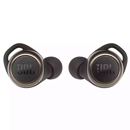 Наушники беспроводные Bluetooth JBL Live 300 TWS вакуумные с микрофоном черные