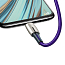 Кабель USB - MicroUSB для зарядки 1 м 4А плетеный Baseus Waterdrop (быстрая зарядка) фиолетовый