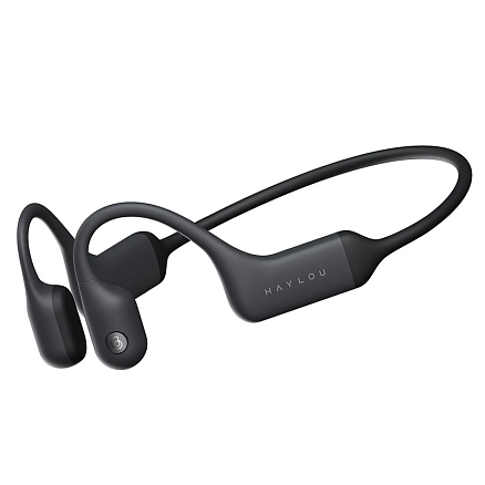 Наушники беспроводные Bluetooth Haylou PurFree BC01 с костной проводимостью и микрофоном для спорта черные