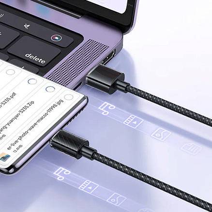 Кабель McDodo CA-3650 USB Type-A - USB Type-C (1.2 м, черный)