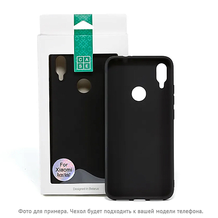 Чехол для Huawei P smart 2021 силиконовый CASE Matte черный