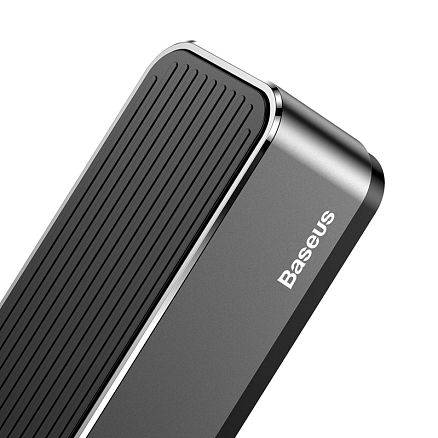 Автовизитка на липучке Baseus Moonlight Box серая