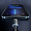 Кабель USB - Lightning для зарядки iPhone 2 м 2.4А плетеный Baseus Crystal Shine черный