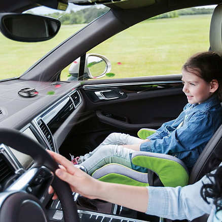 Ароматизатор автомобильный на приборную панель Baseus Little Volcano серый