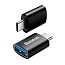 Переходник Type-C - USB 3.1 (папа - мама) хост OTG Baseus Ingenuity Series Mini черный