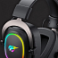 Наушники Havit H2002P полноразмерные с микрофоном и RGB подсветкой игровые черные