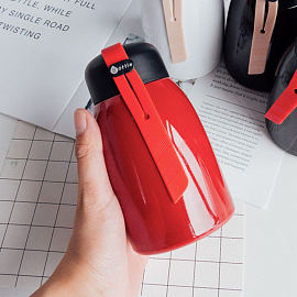 Термос (термобутылка) Breda Chubby 320 мл красный