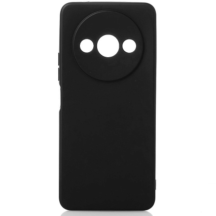 Чехол для Xiaomi Redmi A3 силиконовый Color Soft Touch черный