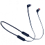 Наушники беспроводные Bluetooth JBL Tune 125BT вакуумные с микрофоном и пультом синие