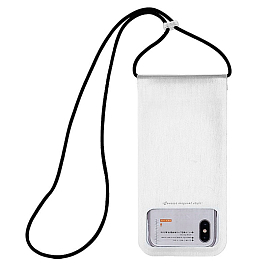 Водонепроницаемый чехол для телефона до 6 дюймов Remax RT-W3 размер 11х21 см серебристый