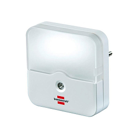 Ночник в розетку с датчиком освещенности Brennenstuhl OL 02E белый