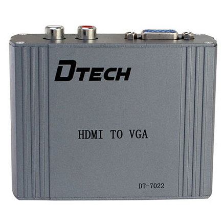 Преобразователь HDMI - VGA + 2RCA Dtech DT-7022
