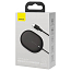 Беспроводная магнитная зарядка MagSafe для iPhone 15W с Type-C Baseus Light BS-W518 черная