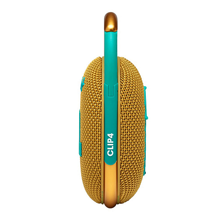 Портативная колонка JBL Clip 4 с защитой от воды желтая