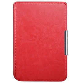 Чехол для PocketBook 632, 616, Touch Lux 4 627 кожаный Nova-06 Original красный