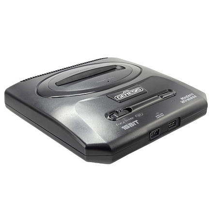 Игровая приставка Retro Genesis Modern Wireless 16Bit 300 игр с двумя беспроводными геймпадами черная