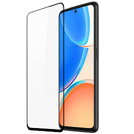 Защитное стекло для Honor X8 на весь экран противоударное Dux Ducis 9D черное