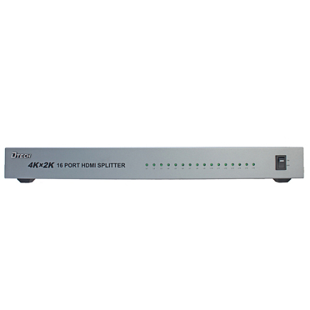 HDMI Splitter (разветвитель) на 16 портов 4Kx2K (1 HDMI вход на 16 HDMI выходов) Dtech DT-7416