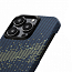 Чехол для iPhone 15 Pro Max кевларовый тонкий Pitaka MagEZ 4 StarPeak сине-желтый