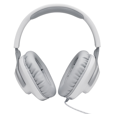 Наушники JBL Quantum 100 полноразмерные с микрофоном игровые белые