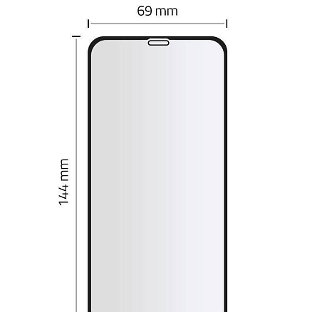 Защитное стекло для iPhone 11 на весь экран Hofi Hybrid Glass черное