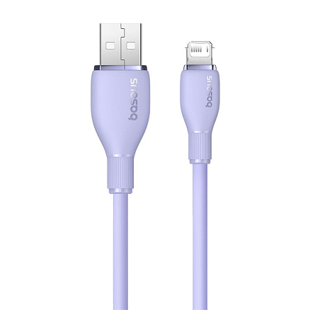 Кабель Baseus Pudding Series Fast Charging Cable 2.4A USB Type-A - Lightning (2 м, фиолетовый)