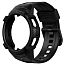 Чехол с ремешком для Samsung Galaxy Watch 4 Classic 42 мм гелевый Spigen Rugged Armor Pro черный