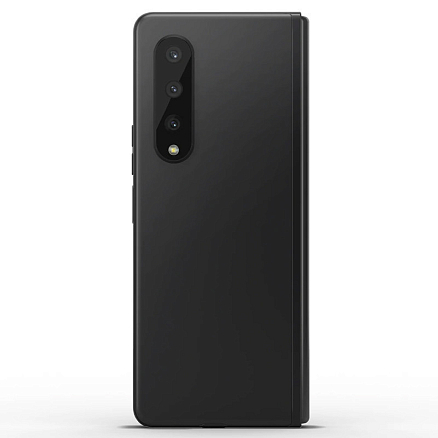 Защитное стекло на камеру для Samsung Galaxy Z Fold 3 Spigen Optik.TR черное 2 шт.