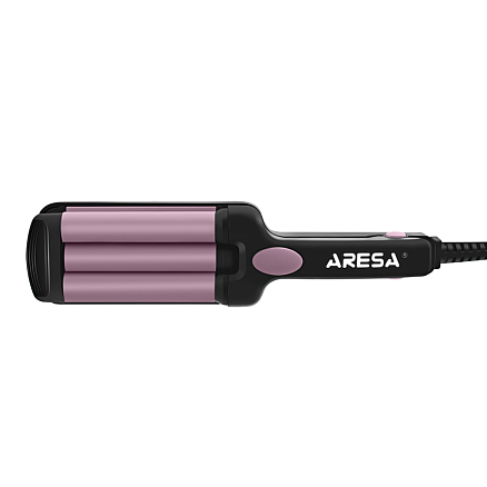 Щипцы для завивки волос Aresa AR-3337 черно-розовые